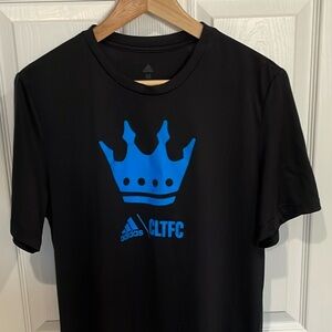 Adidas Black Crew Neck Tee